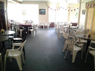 The dining and commercial kitchen can provide facilities for 90 guests.